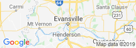 Evansville map